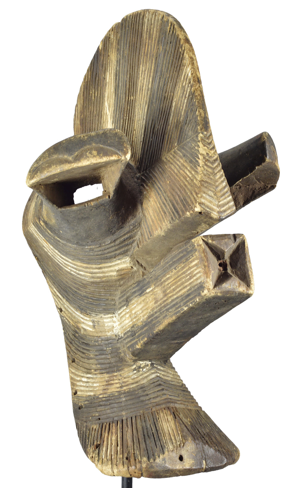 MC1859 Imposant Masque Masculin Songye Kifwebe large Mask
