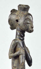MC1899  Belle calebasse Kabwelulu LUBA demi figure fétiche divination Congo Rdc
