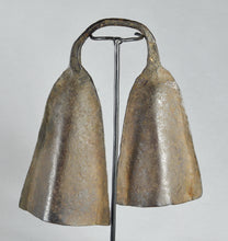 MC1987 Rare double Cloche métal MONGO Congo Rdc Gong Bell