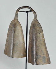 MC1987 Rare double Cloche métal MONGO Congo Rdc Gong Bell