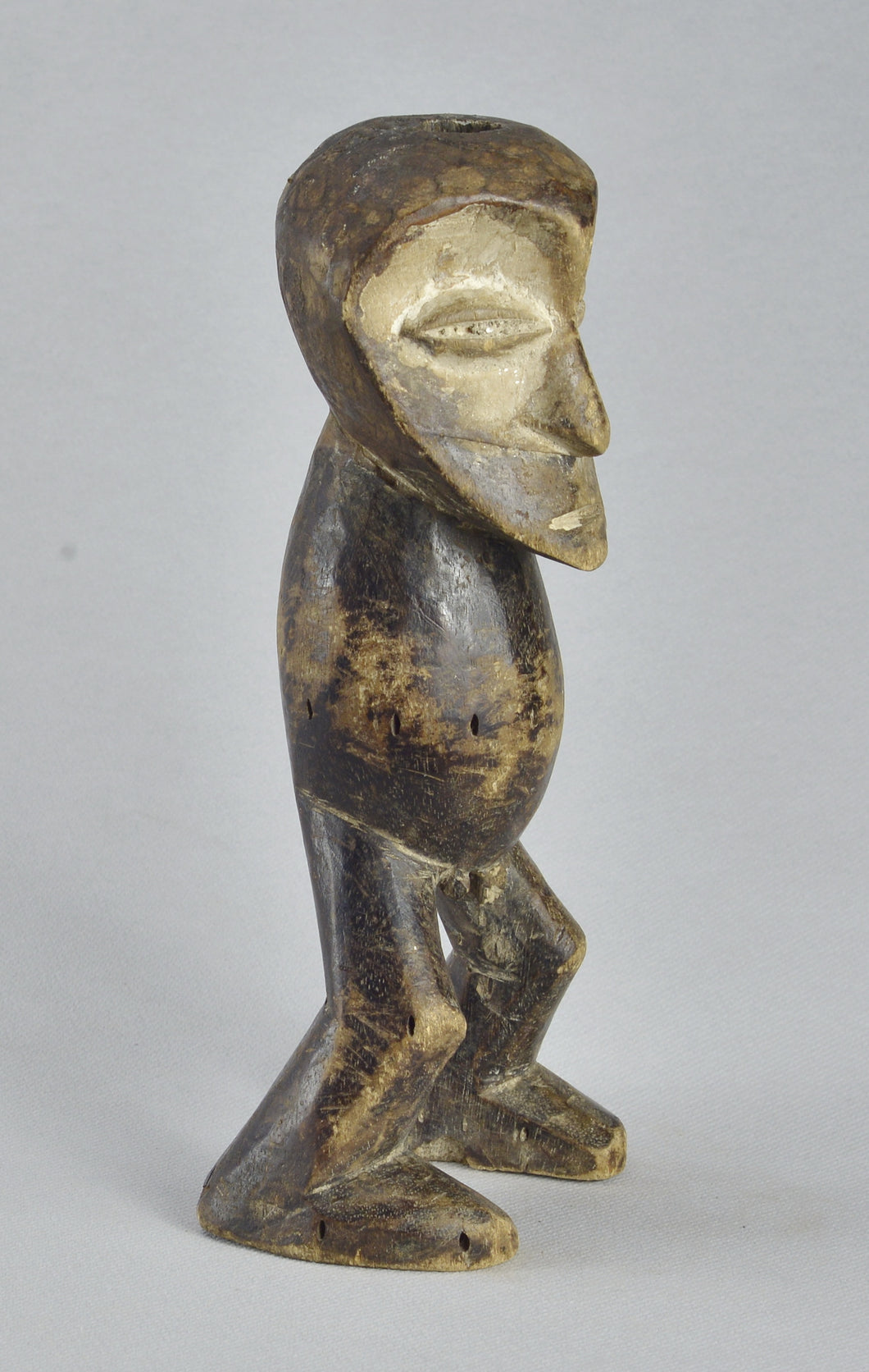 MC1841 Statue Kakulu Ka Mpito LEGA Culte du Bwami Figure Congo Rdc