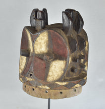 MC0747 Masque heaume ALUNGA BEMBE Congo Rdc African Mask