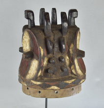 MC0747 Masque heaume ALUNGA BEMBE Congo Rdc African Mask