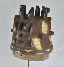 MC0747 Masque heaume ALUNGA BEMBE Congo Rdc African Mask