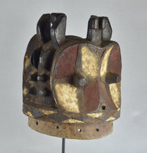 MC0747 Masque heaume ALUNGA BEMBE Congo Rdc African Mask