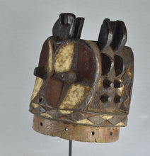 MC0747 Masque heaume ALUNGA BEMBE Congo Rdc African Mask