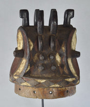 MC0747 Masque heaume ALUNGA BEMBE Congo Rdc African Mask
