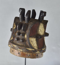 MC0747 Masque heaume ALUNGA BEMBE Congo Rdc African Mask