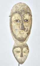 VENDU / SOLD ! MC1870 Rare masque double idimu Lega two-headed Mask Congo RDC