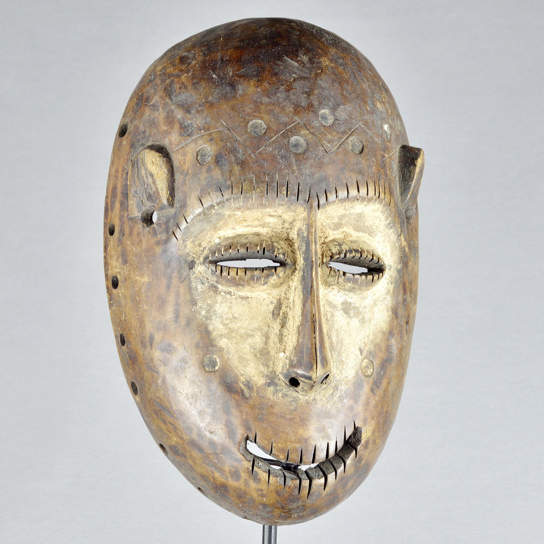 MC1893 Grand Masque LEGA Culte du Bwami Mask Congo Rdc