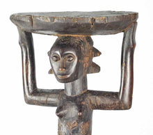 MC1330 Beautiful caryatid stool Luba Shankadi stool Congo DRC