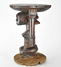 MC1330 Beautiful caryatid stool Luba Shankadi stool Congo DRC