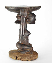 MC1330 Beautiful caryatid stool Luba Shankadi stool Congo DRC