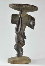 MC1789 Beau Tabouret à caryatide Luba cariatid stool Congo Rdc