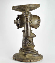 VENDU / SOLD ! MC1426 Superbe Tabouret à Caryatide Luba  Stool Congo Rdc