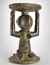 VENDU / SOLD ! MC1426 Superbe Tabouret à Caryatide Luba  Stool Congo Rdc