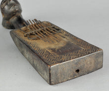 VENDU / SOLD ! MC1226 Lamellophone Luba Thumb Piano Sanza African Musical Art