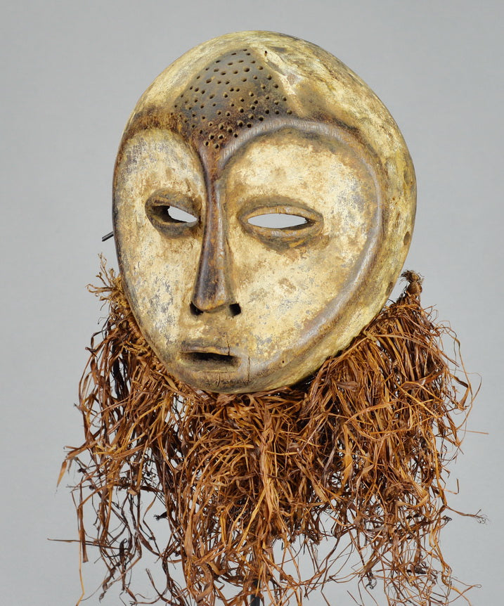 VENDU / SOLD ! MC1442 Superbe masque idimu Lega Culte du Bwami Mask Congo Rdc
