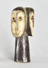 VENDU / SOLD ! MC1606 Belle statuette 3 têtes Lega Three-headed Figure Congo African Art