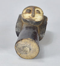 VENDU / SOLD ! MC1606 Belle statuette 3 têtes Lega Three-headed Figure Congo African Art