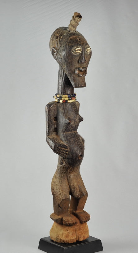 VENDU / SOLD ! MC1341 Grand Fétiche SONGYE Large Power Figure Fetish Congo Rdc