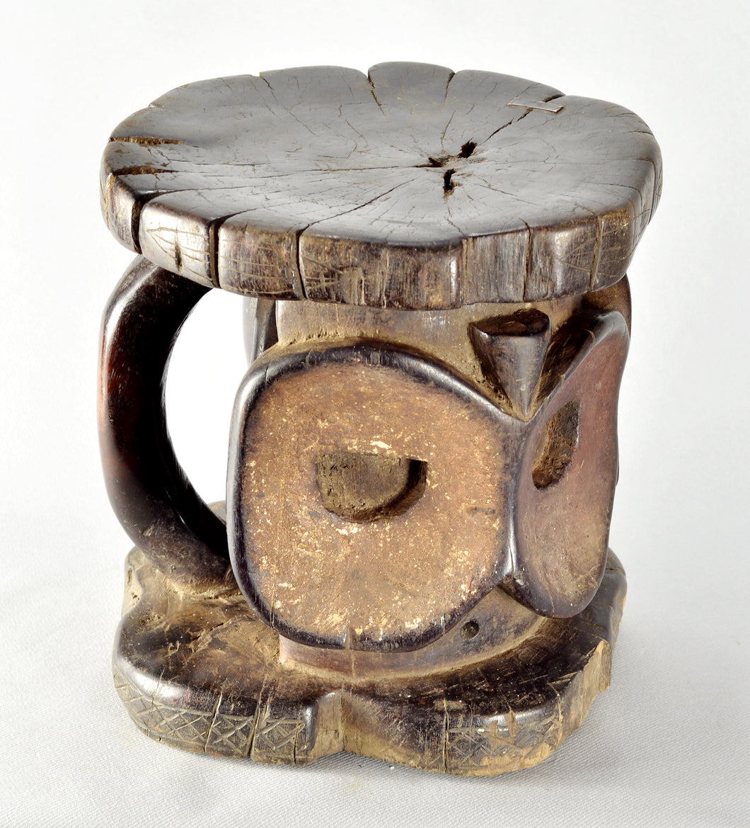 VENDU / SOLD ! MC1407 Très rare tabouret Alunga BEMBE Stool Congo Rdc