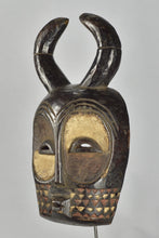 VENDU / SOLD !  MC1744 Superbe et rare masque d'initiation Bembe Congo Rdc  mask