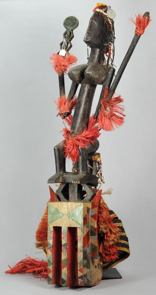 Plus disponible / No more available ! Masque Satimbe 106 cm DOGON  Mask Mali Provenance d'une ethnologue française FB006