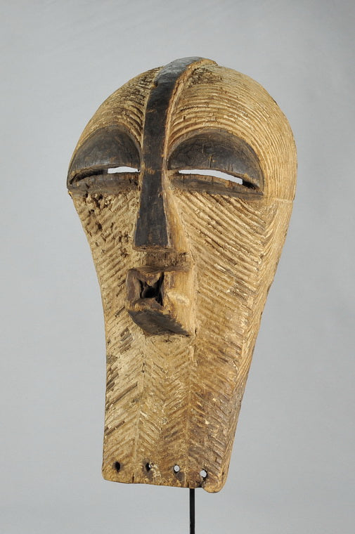 VENDU / SOLD ! MC1284 Beau Masque Féminin Songye Kifwebe Female Mask Congo