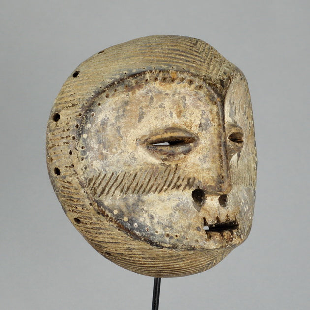 VENDU / SOLD ! MC1264 Puissant masque idimu Lega culte du Bwami mask Congo Rdc