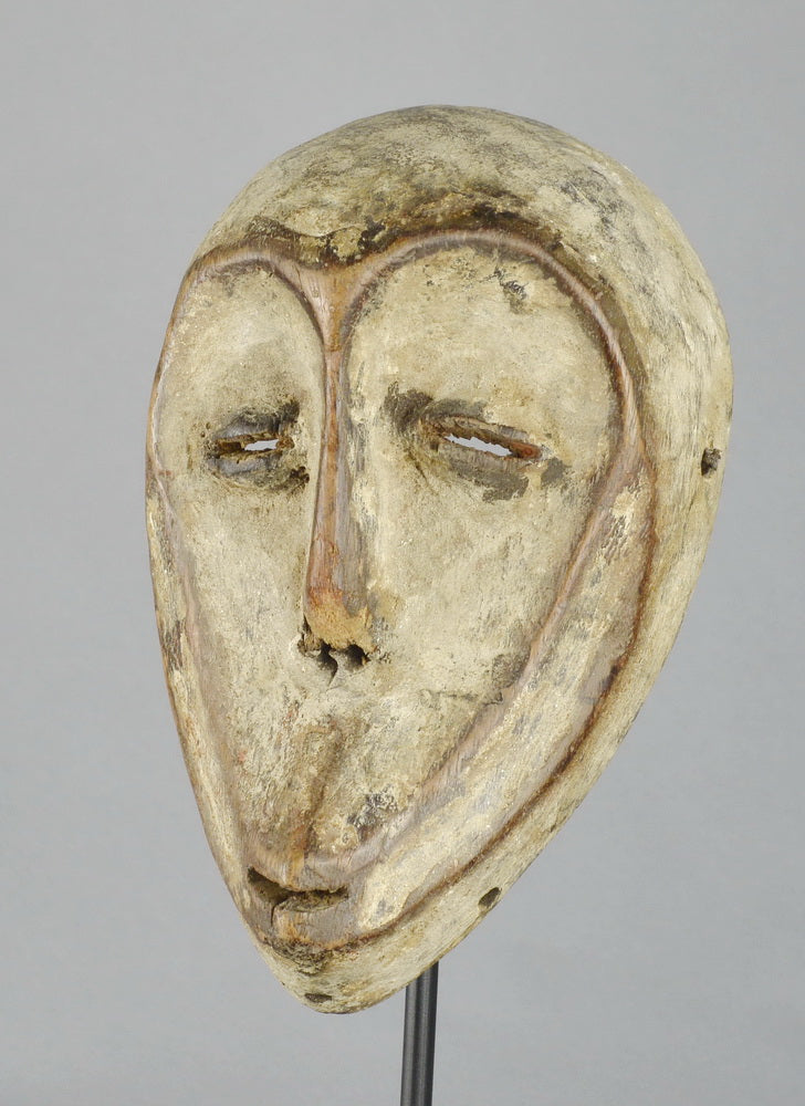 VENDU / SOLD ! MC1129 Superbe masque idimu LEGA Bwami cult Mask Congo RDC