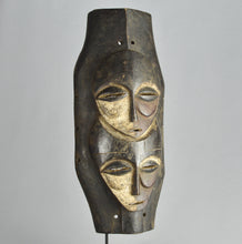 MC1673 Superbe masque double Komo Kumu Nsumbu Mask Congo