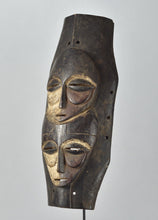 MC1673 Superbe masque double Komo Kumu Nsumbu Mask Congo