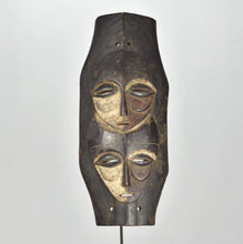 MC1673 Superbe masque double Komo Kumu Nsumbu Mask Congo