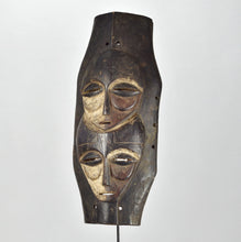 MC1673 Superbe masque double Komo Kumu Nsumbu Mask Congo
