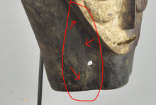 MC1673 Superbe masque double Komo Kumu Nsumbu Mask Congo