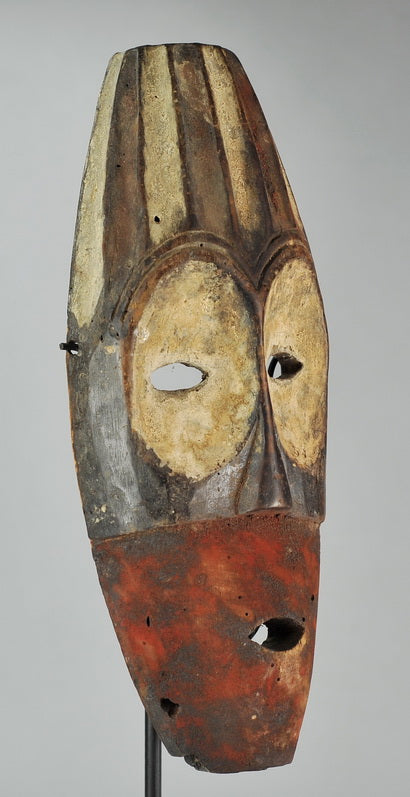 VENDU / SOLD ! MC1183 Grand masque africain MBOLE BAMBOLE mask Congo Rdc
