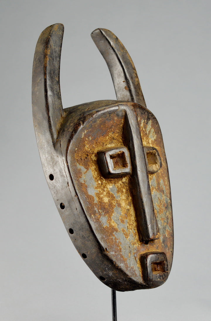 SOLD / SOLD! MC1457 Superb Kayamba mask KWAME LEGA mask Congo DRC CUBISM