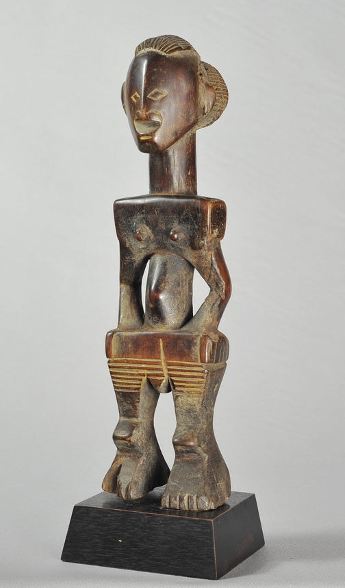 VENDU / SOLD !  MC1034 Rare statue LUBA SHANKADI Figure Congo Rdc