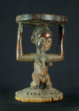 MC1860 Tabouret à caryatide Luba Kanyok Congo Rdc caryatid stool