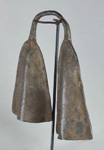 MC1987 Rare double Cloche métal MONGO Congo Rdc Gong Bell