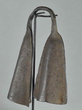 MC1987 Rare double Cloche métal MONGO Congo Rdc Gong Bell