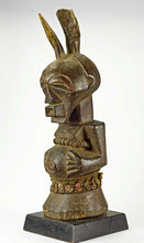 MC1397 Grand buste Fétiche Songye à 2 cornes Impressive Power Figure Bust Congo Rdc