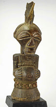 MC1397 Grand buste Fétiche Songye à 2 cornes Impressive Power Figure Bust Congo Rdc