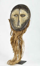 MC1551 Beautiful bearded mask Lega African mask Congo DRC