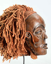 MC2094 Mwana Pwo Superbe masque féminin Tshokwe Fine Chokwe female Mask