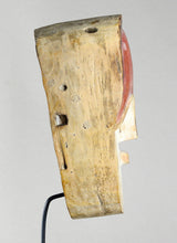 MC2247 Gabon Rare masque d’initiation Vuvi bicolore Tsogho mask
