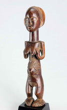 VENDU : SOLD ! MC1703 Belle Statue africaine 35cm LUBA Female Figure Congo DRC African Tribal Art