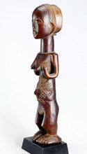 VENDU : SOLD ! MC1703 Belle Statue africaine 35cm LUBA Female Figure Congo DRC African Tribal Art