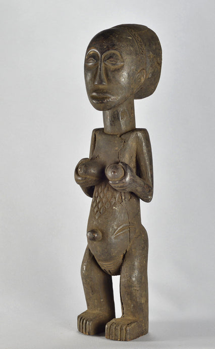 MC1528 Grande statue cultuelle Luba Figure Congo RDC